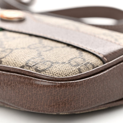 Gucci GG Supreme Monogram Web Mini Ophidia GG Bag Brown 10 of 10