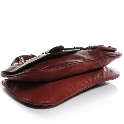 Christian Dior Leather Large Gaucho Double Saddle Bag 4 of 7