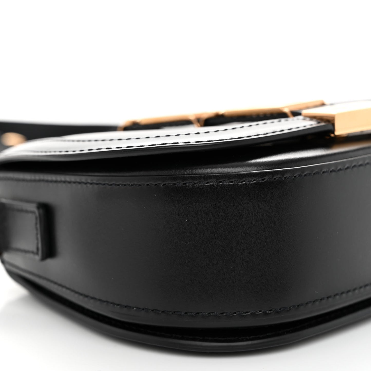 Calfskin Small Greca Goddess Shoulder Bag Black