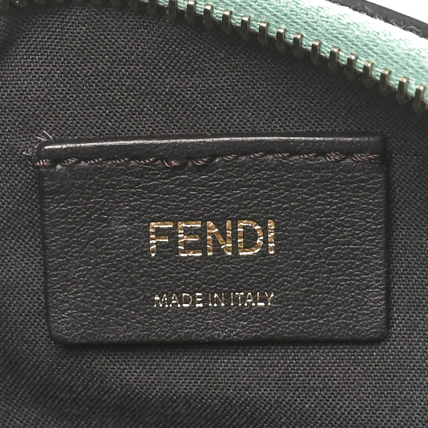 Vitello Grace Matte Small Fendigraphy Hobo Bag Menta