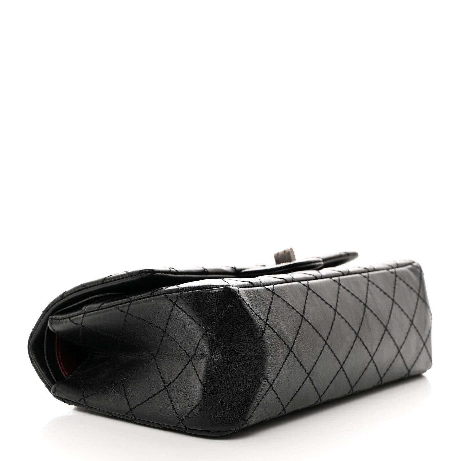 Chanel Aged Calfskin Quilted 2.55 Reissue 225 Flap Black 4 of 11