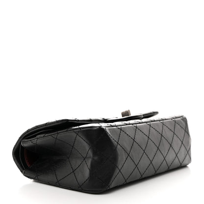 Chanel Aged Calfskin Quilted 2.55 Reissue 225 Flap Black 4 of 11