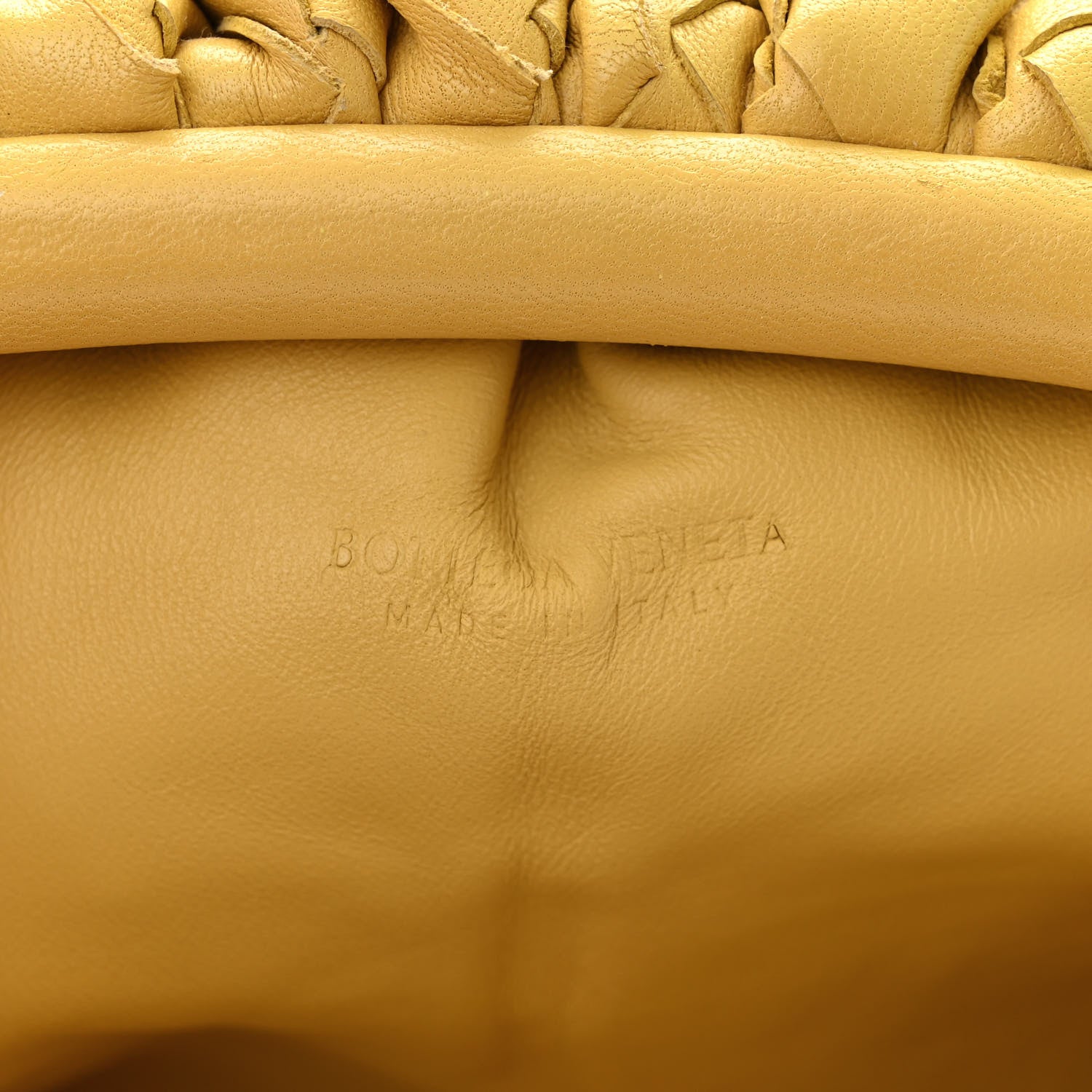 Bottega Veneta Nappa Intrecciato The Mini Pouch Buttercup 6 of 11