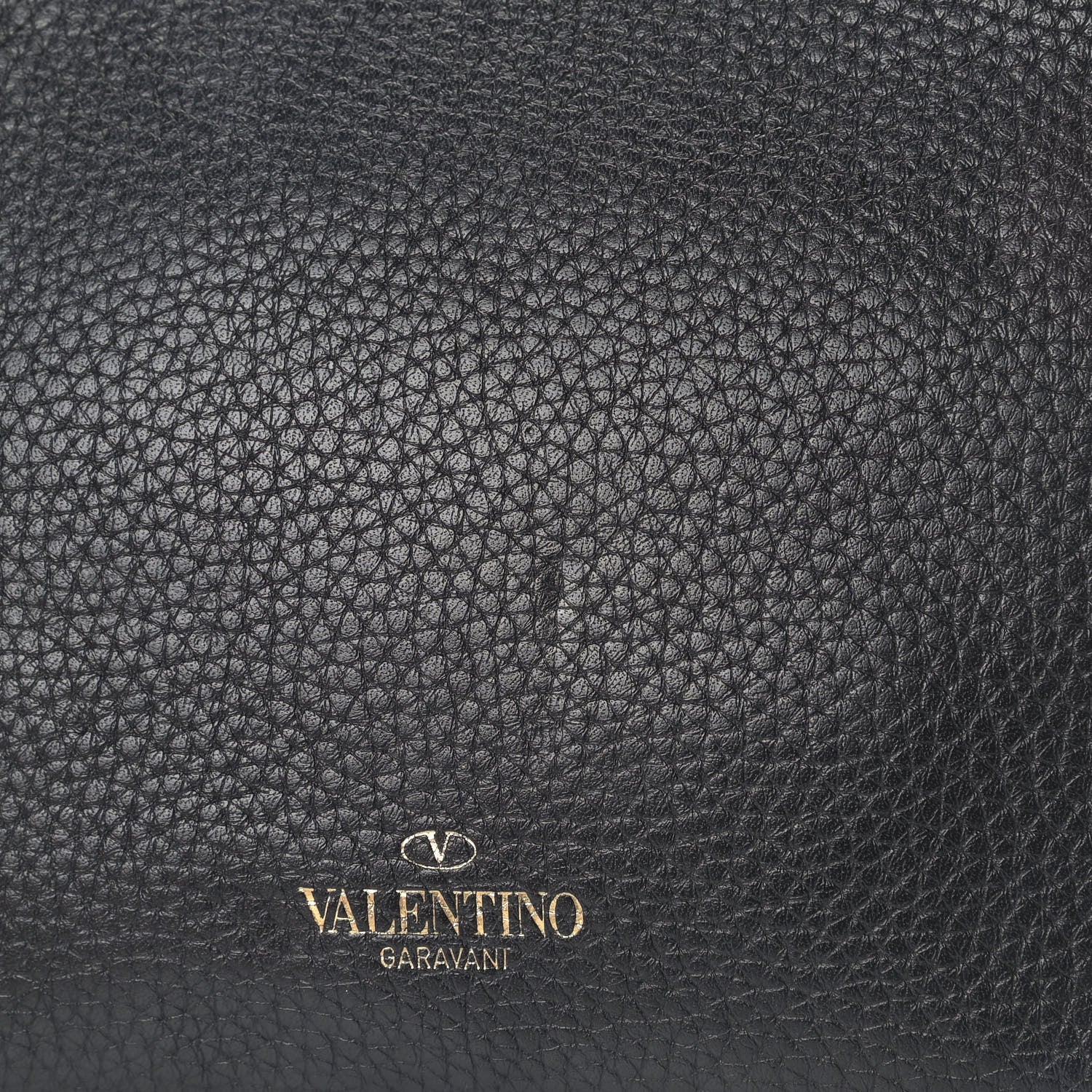 Valentino Garavani Pebbled Calfskin Medium Rockstud Flip Lock Crossbody Bag Black 7 of 7