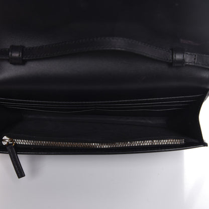 Gucci Calfskin Web Wallet with Strap Black 5 of 11