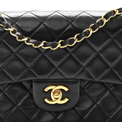 Chanel Lambskin Quilted Small Double Flap Black 17 of 21