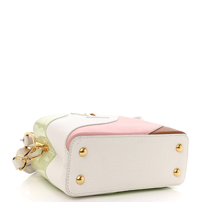 Louis Vuitton Taurillon Calfskin Patent Gelato Mini Capucines Fraise Pink 4 of 9