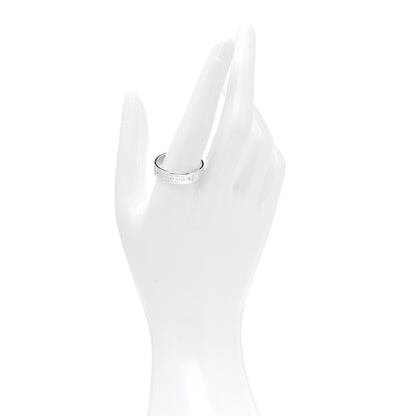 Tiffany Sterling Silver Diamond Return to Tiffany Narrow Ring 67 12 2 of 4