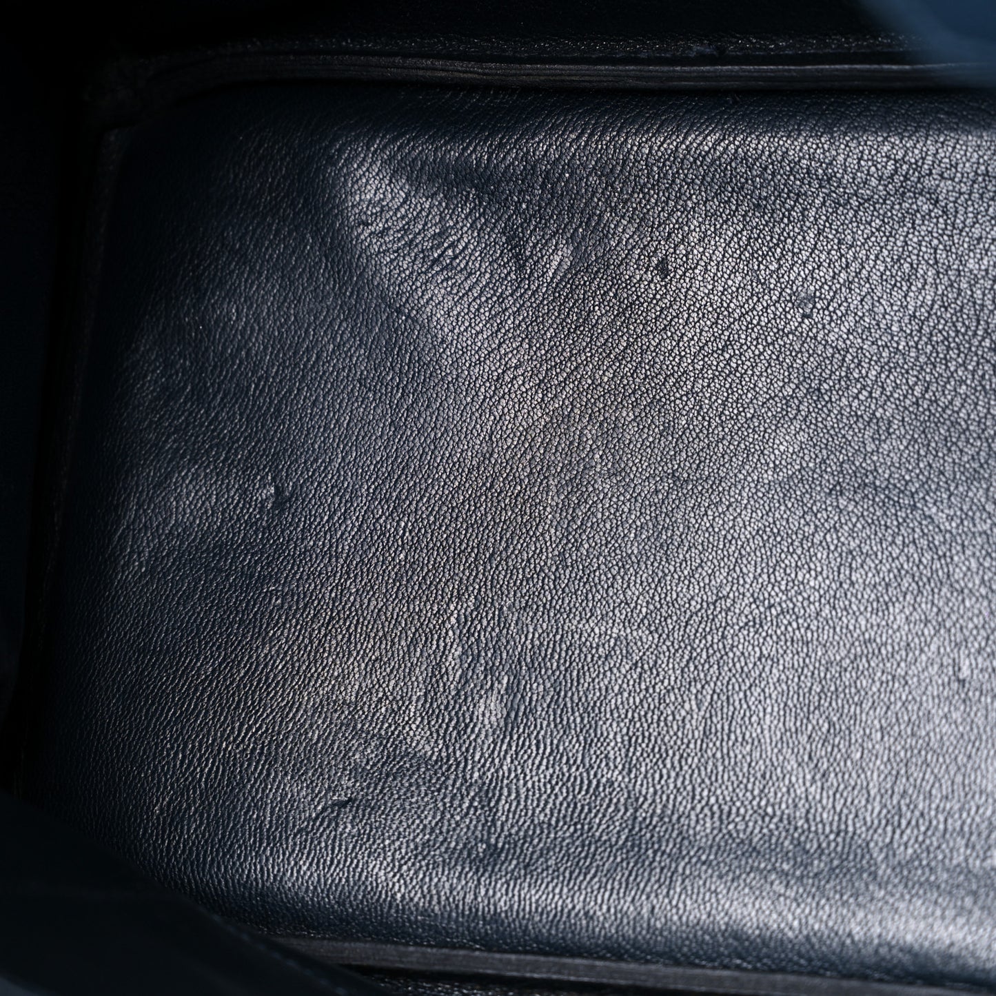 Courchevel Bi Color Birkin 35 Bleu Indigo Vert Clair
