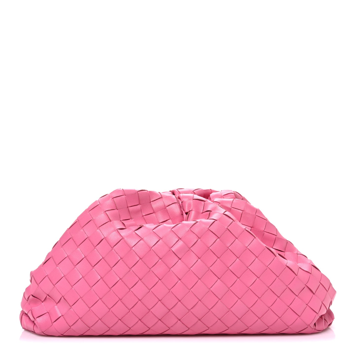 Nappa Maxi Intrecciato The Pouch Oversized Clutch Pink