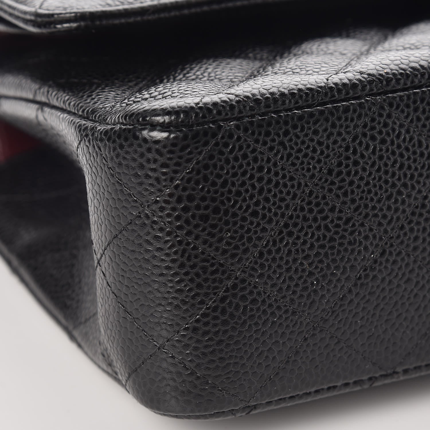 Chanel Caviar Quilted Medium Double Flap Black 5 of 10