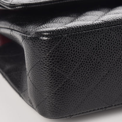 Chanel Caviar Quilted Medium Double Flap Black 5 of 10