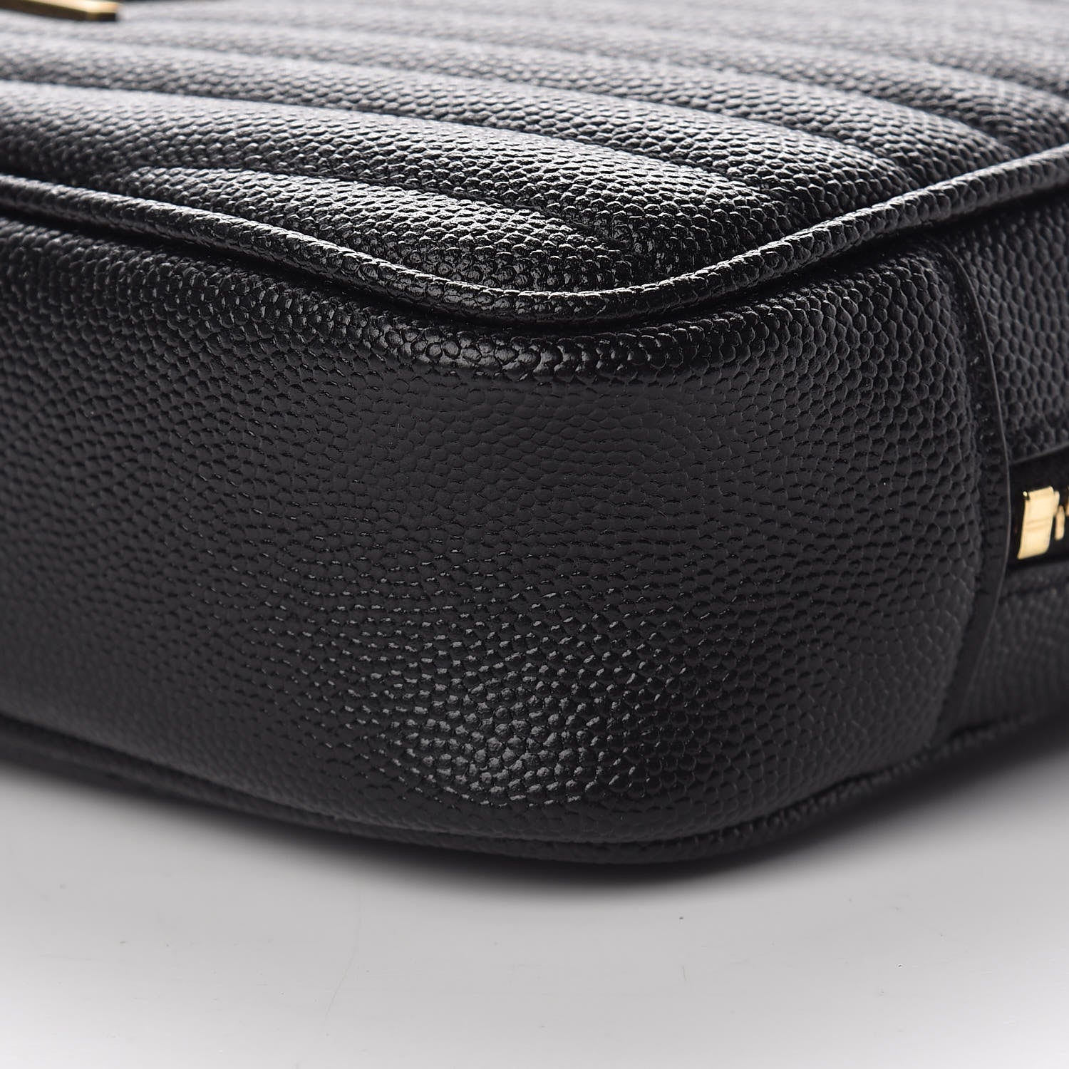 Saint Laurent Grain De Poudre Matelasse Monogram Mini Lou Camera Bag Black 10 of 11