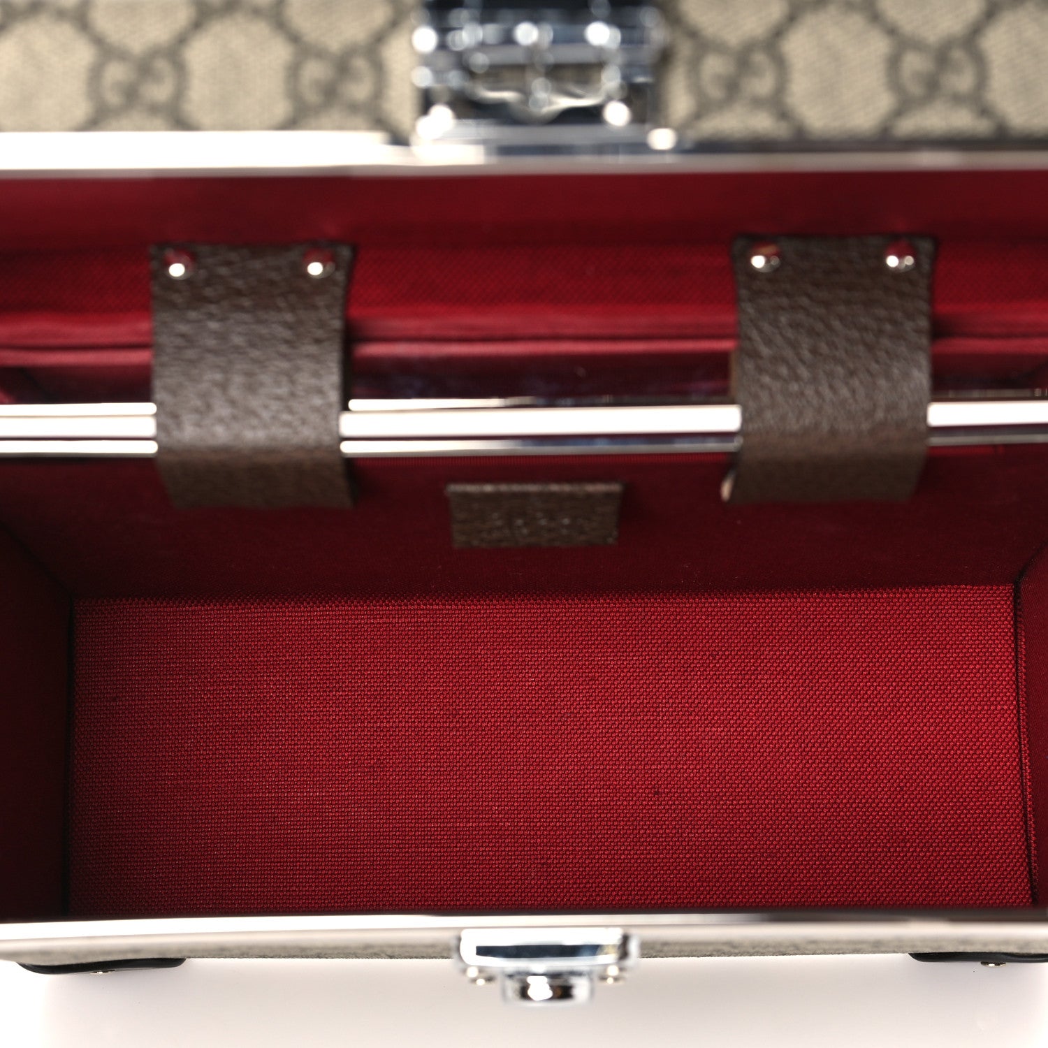 Gucci GG Supreme Monogram Globe-Trotter Beauty Case Brown 4 of 9