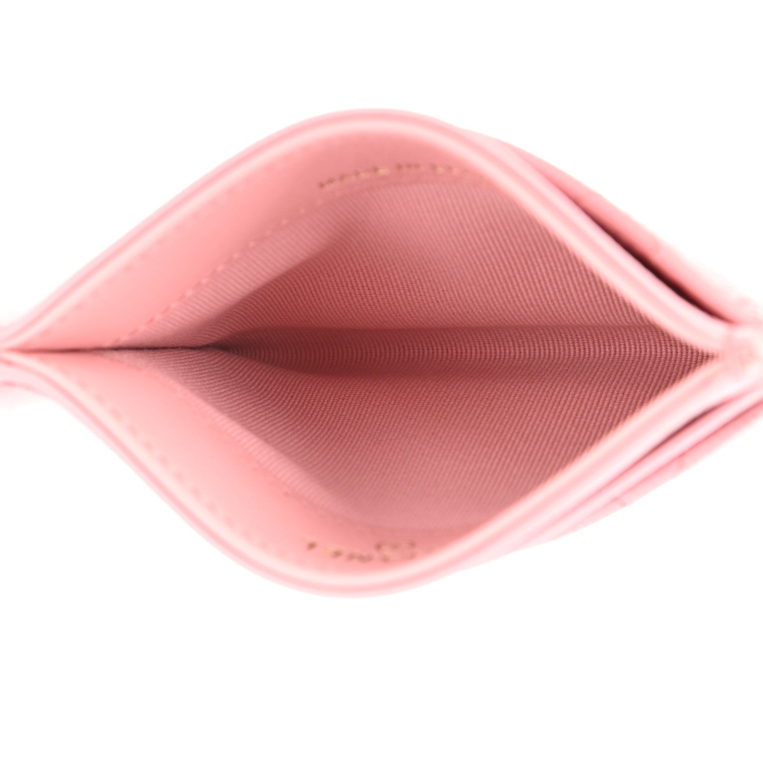 Chanel Caviar Quilted Card Holder Pink 5 of 8