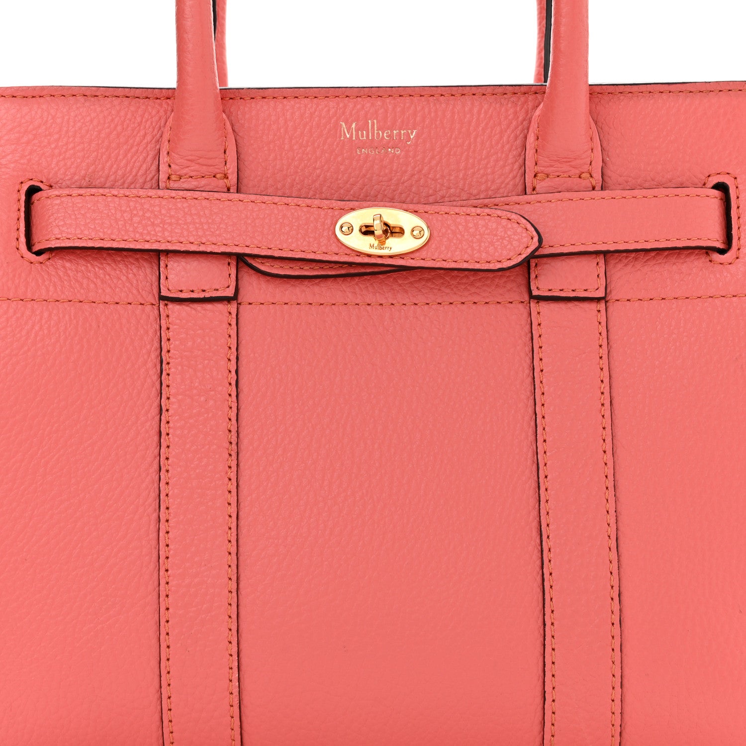 Mulberry Small Classic Grain Mini Zipped Bayswater Macaroon Pink 6 of 9