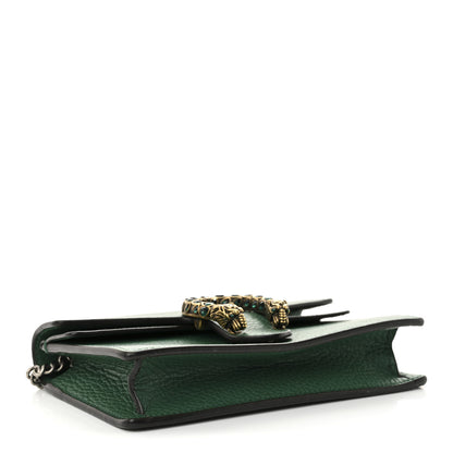 Gucci Dollar Calfskin Crystal Super Mini Dionysus Shoulder Bag Emerald 4 of 9