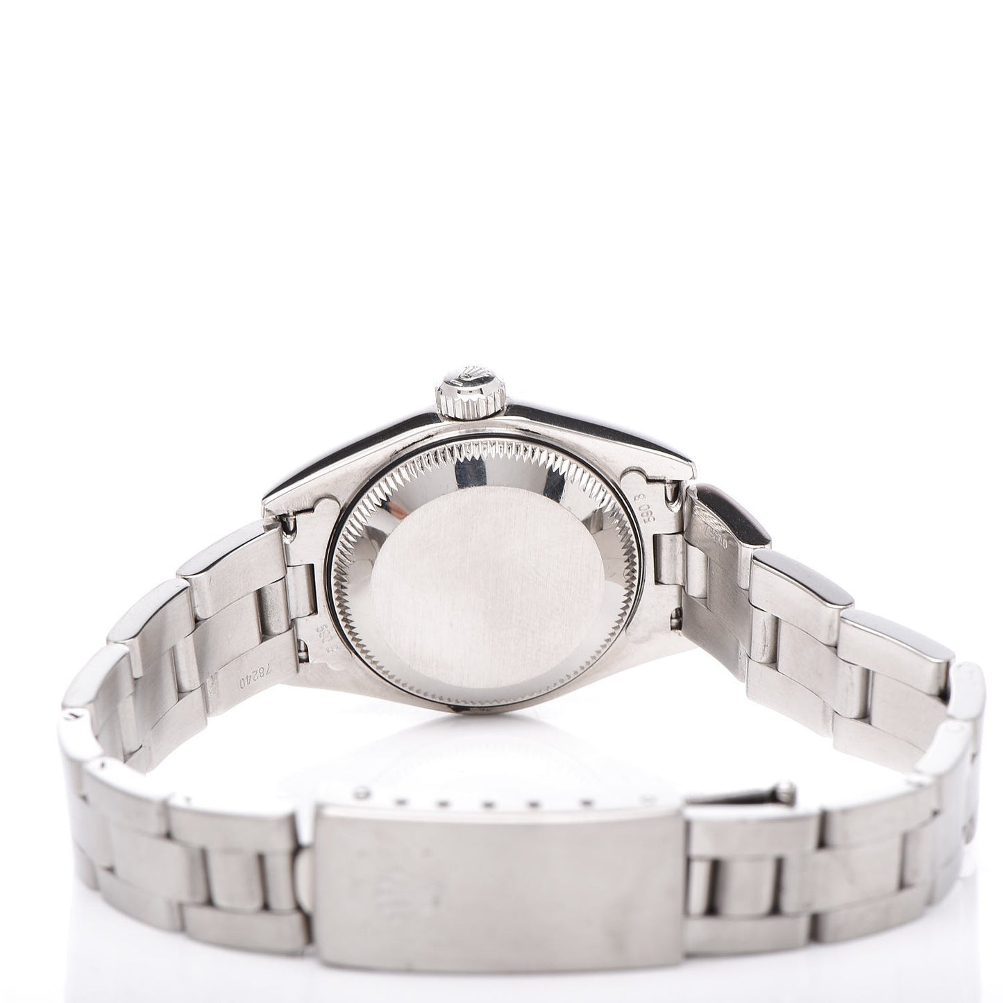 Stainless Steel 26mm Oyster Perpetual Date Watch Silver Tapestry 79240