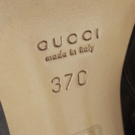 Leather Knee High Boots 37 Chocolate