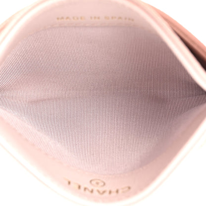 Chanel Caviar Quilted Chevron Boy Card Holder Light Purple 5 of 13