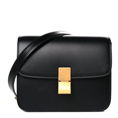 Celine Box Calfskin Teen Classic Box Flap Bag Black 1 of 12