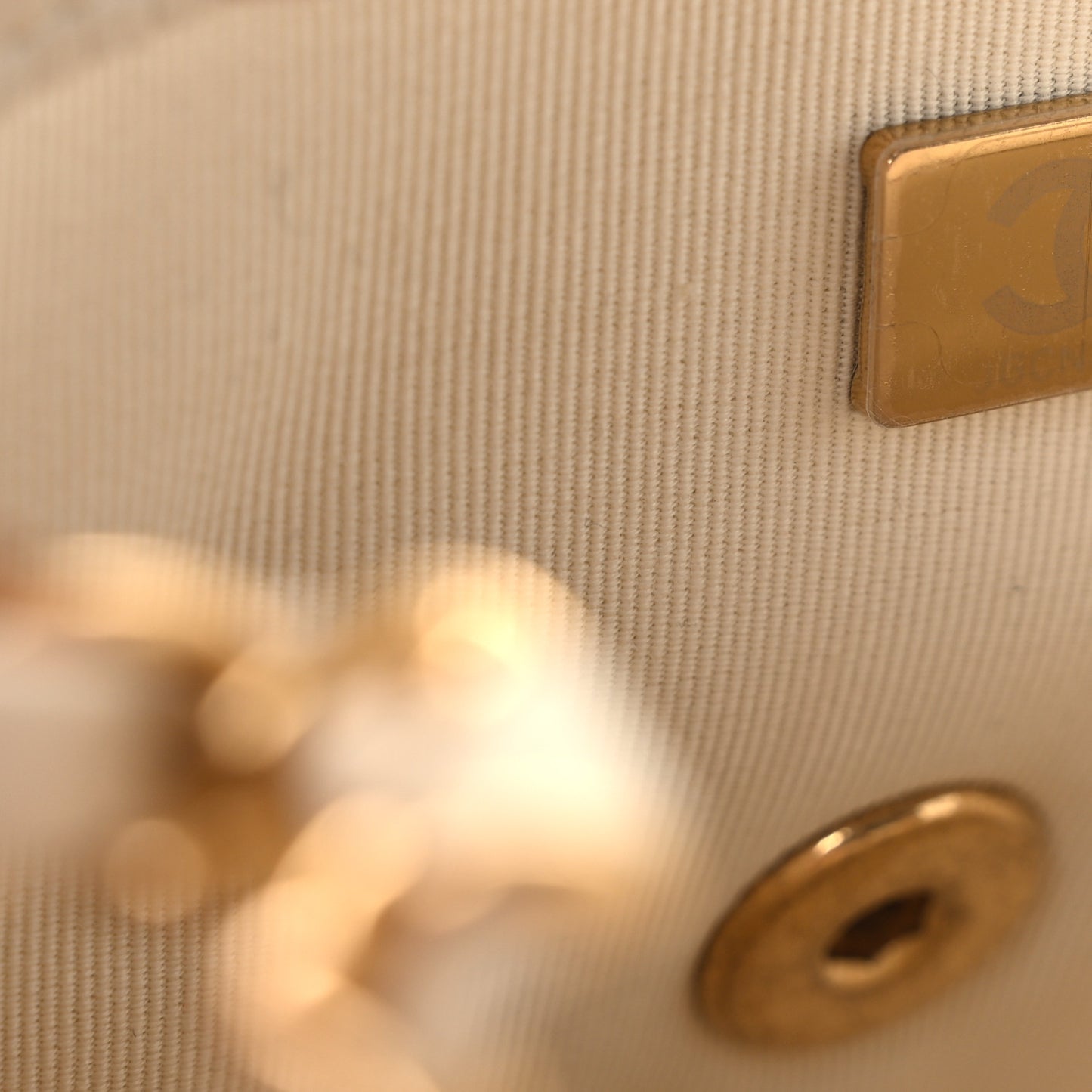 Caviar Quilted Mini Flap Bag Light Beige