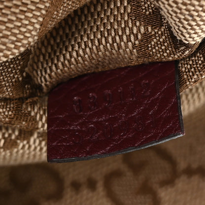 Gucci Grained Calfskin Monogram Large Totissima Reversible Tote Rosso Ancora 12 of 18