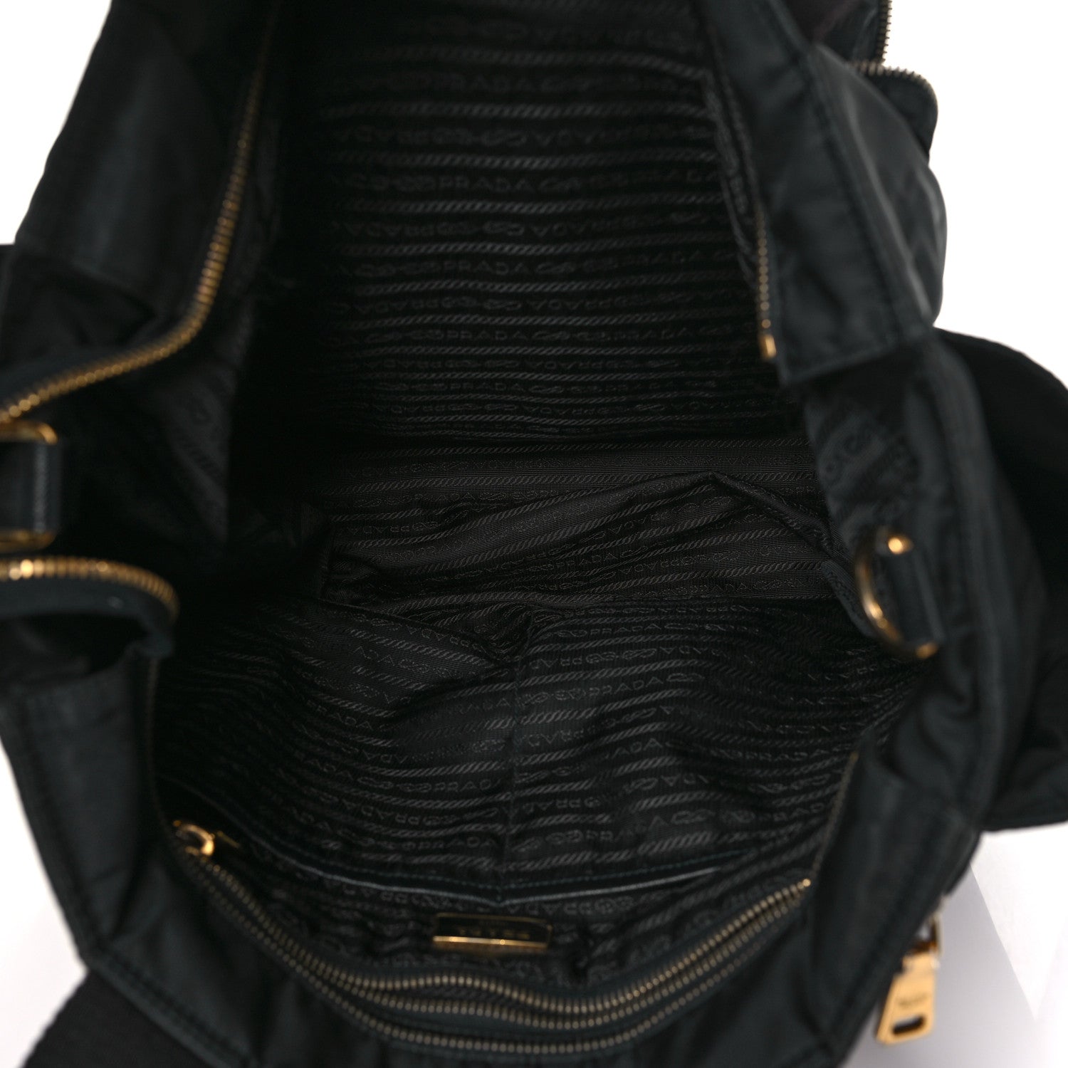 Prada Tessuto Nylon Vela Diaper Bag Black 6 of 11