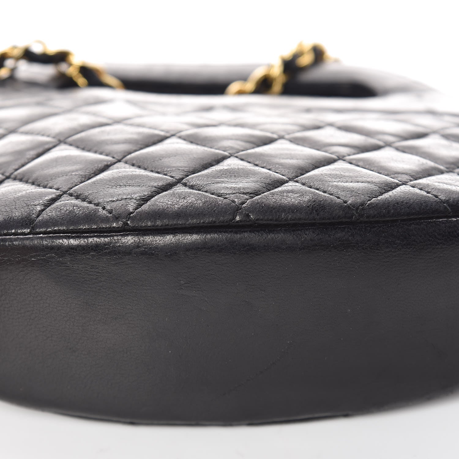 Chanel Lambskin Quilted CC Shoulder Bag Black 14 of 15