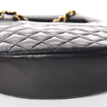 Chanel Lambskin Quilted CC Shoulder Bag Black 14 of 15