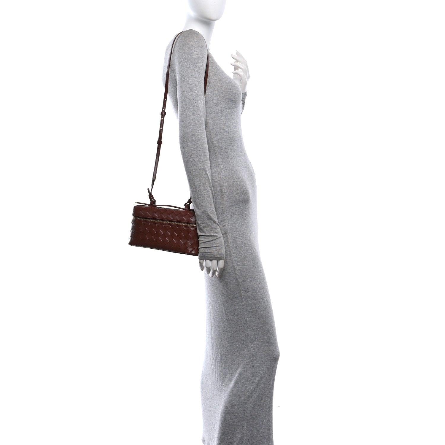 Bottega Veneta Nappa Intrecciato Bang Bang Vanity Case Sapele 2 of 10