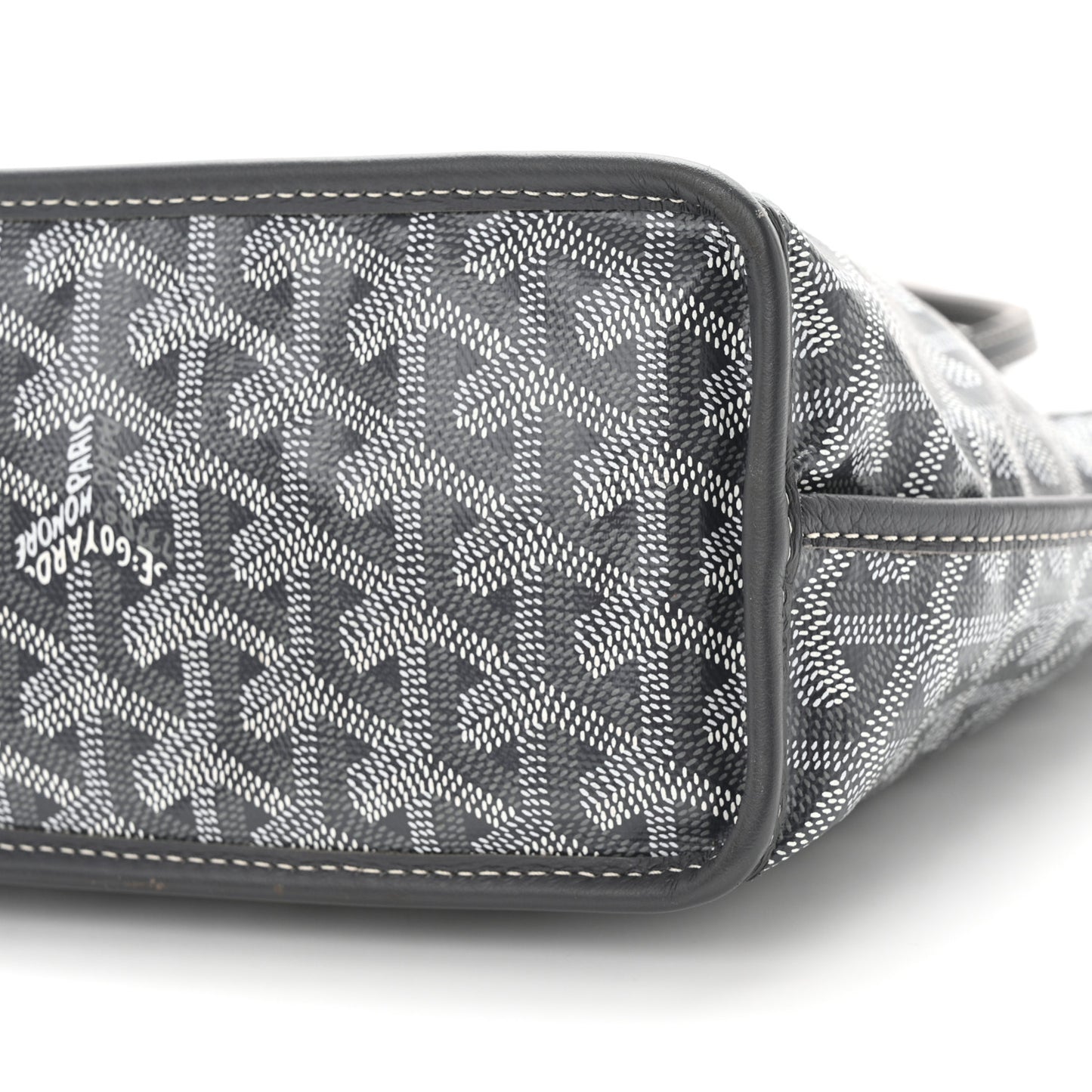 Goyardine Reversible Mini Anjou Grey