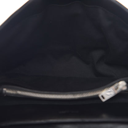 Saint Laurent Calfskin Y Quilted Monogram Medium Loulou Chain Satchel Black 5 of 9