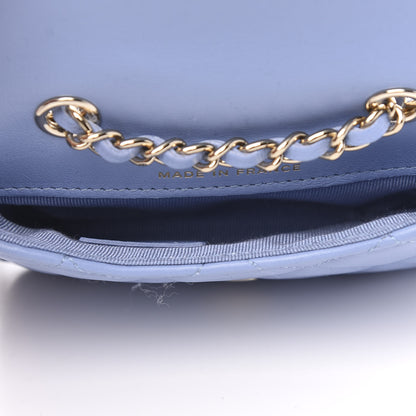 Chanel Lambskin Quilted Belt Bag Light Blue 5 of 8