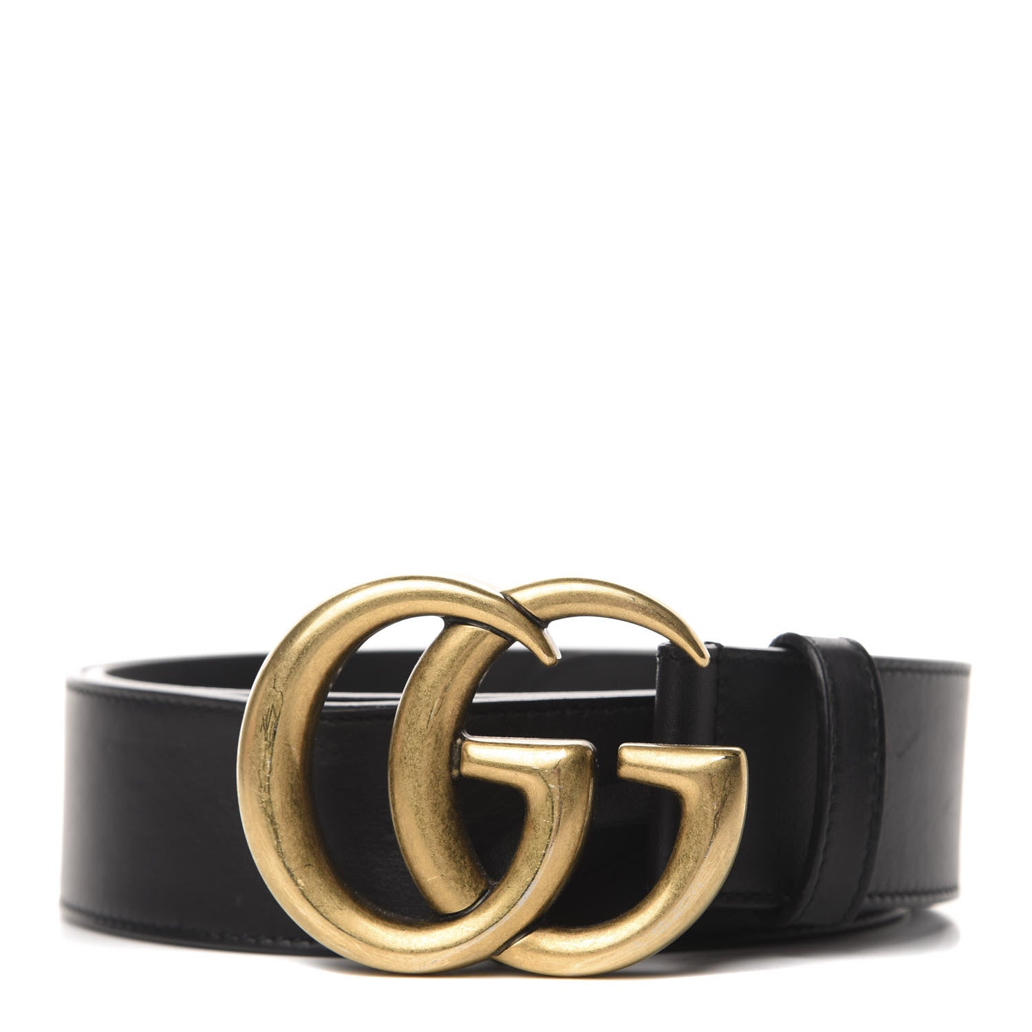 Gucci Calfskin Double G 40mm Belt 90 36 Black 1 of 4