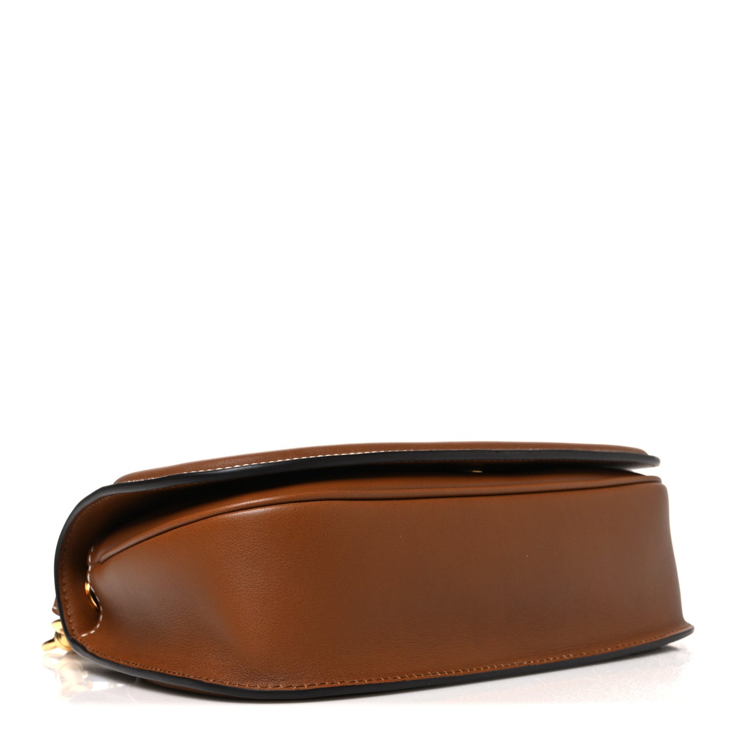 Roxy Calfskin Medium Blondie Top Handle Bag Brown