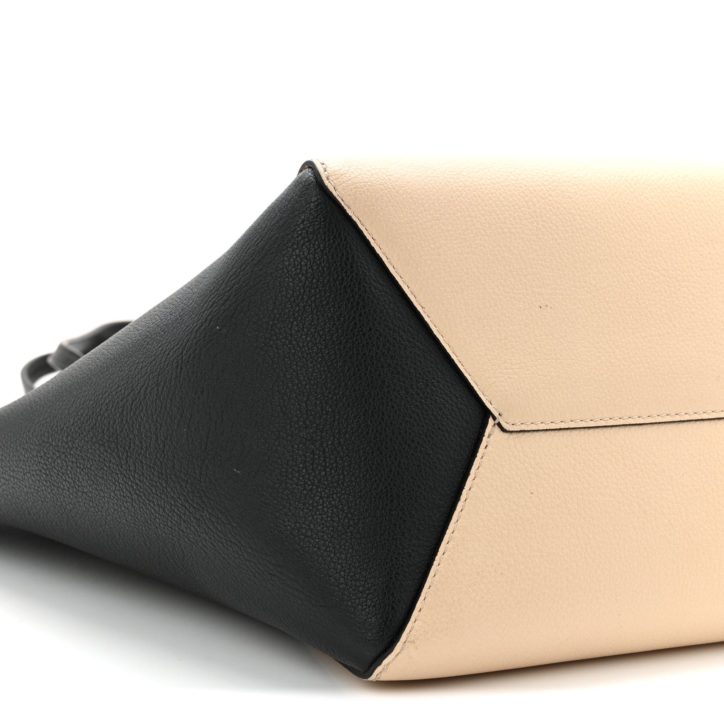 Calfskin Lockme Cabas Vanille Black
