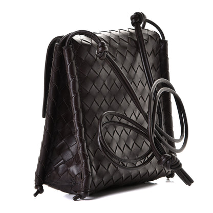 Bottega Veneta Nappa Intrecciato Small Knot Flap Crossbody Fondente 2 of 6