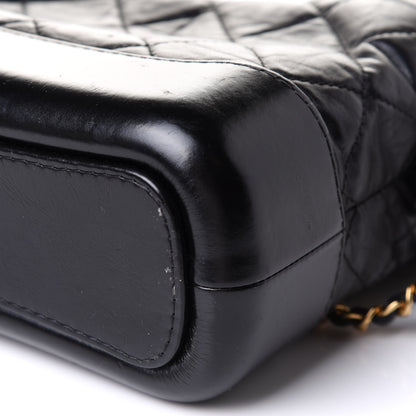 Chanel Aged Calfskin Quilted Small Gabrielle Hobo Black 10 of 11