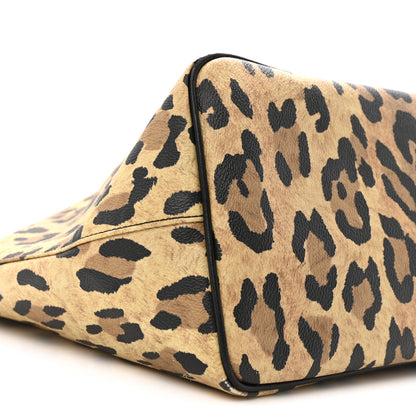 Givenchy Textured Coated Canvas Leopard Print Large Antigona Tote 9 of 14