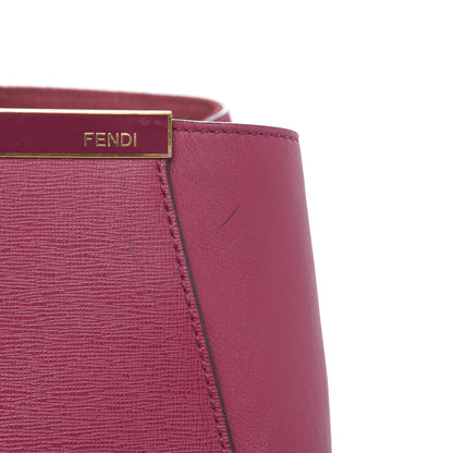 Fendi Vitello Elite Flamingo Regular 2Jours Tote Amarena 13 of 13