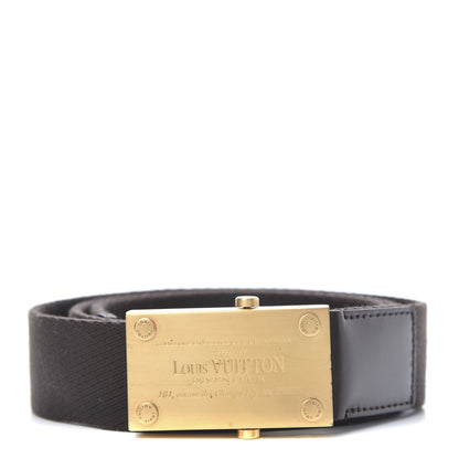 Louis Vuitton Canvas Ceinture Bengale Belt 85 34 Brown 1 of 5