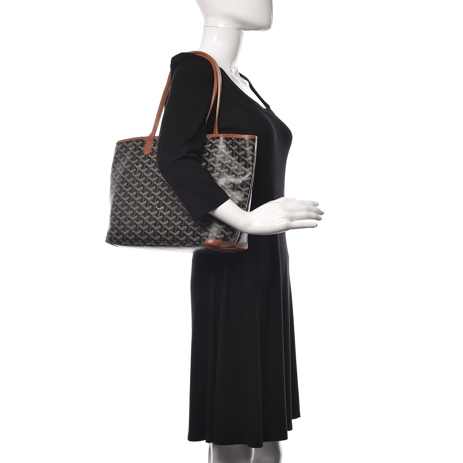 Goyard Goyardine Artois PM Black Gold 2 of 9
