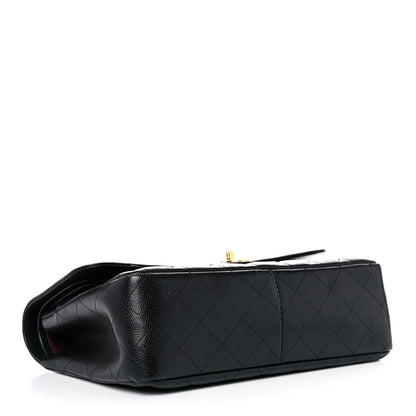 Chanel Caviar Quilted Jumbo Double Flap Black 4 of 16