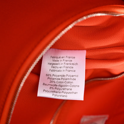 Hermes Canvas The Grooming Bag Bleu Navy Feu 9 of 13