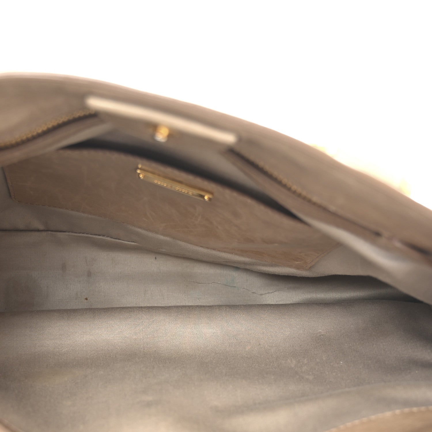 Miu Miu Vitello Shine Top Handle Satchel Cammeo 4 of 9