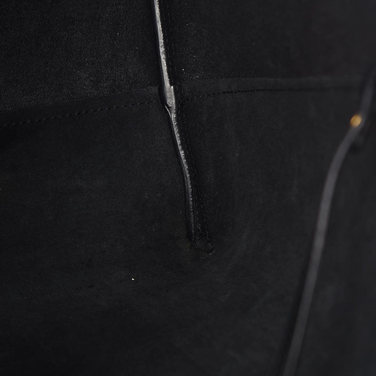 Calfskin Large Shopping Tote Black