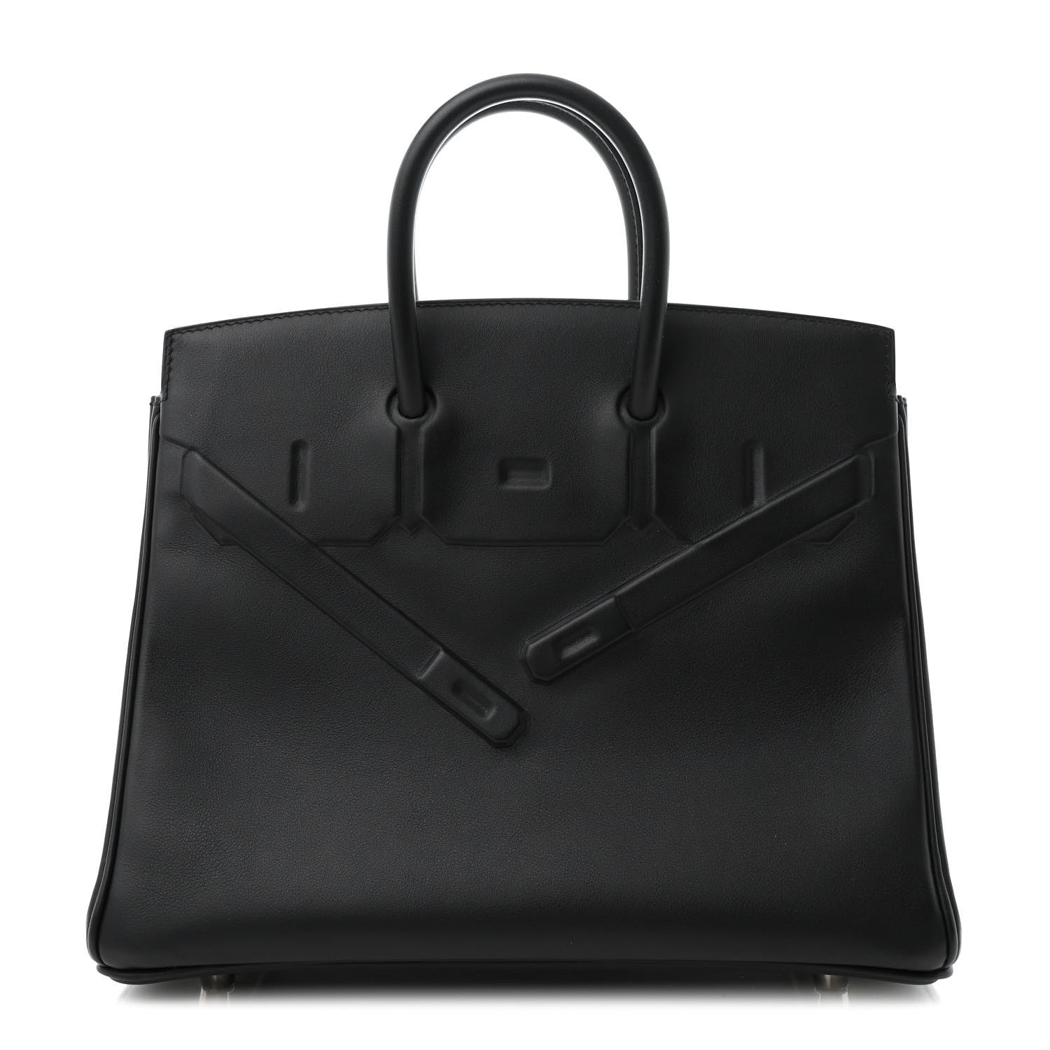 Hermes Swift Birkin Shadow 25 Black 1 of 14