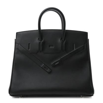 Hermes Swift Birkin Shadow 25 Black 1 of 14