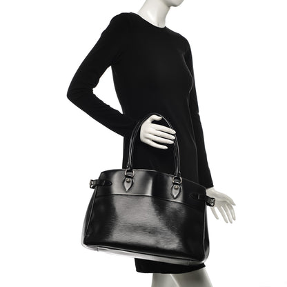 Louis Vuitton Epi Passy GM Black 2 of 9